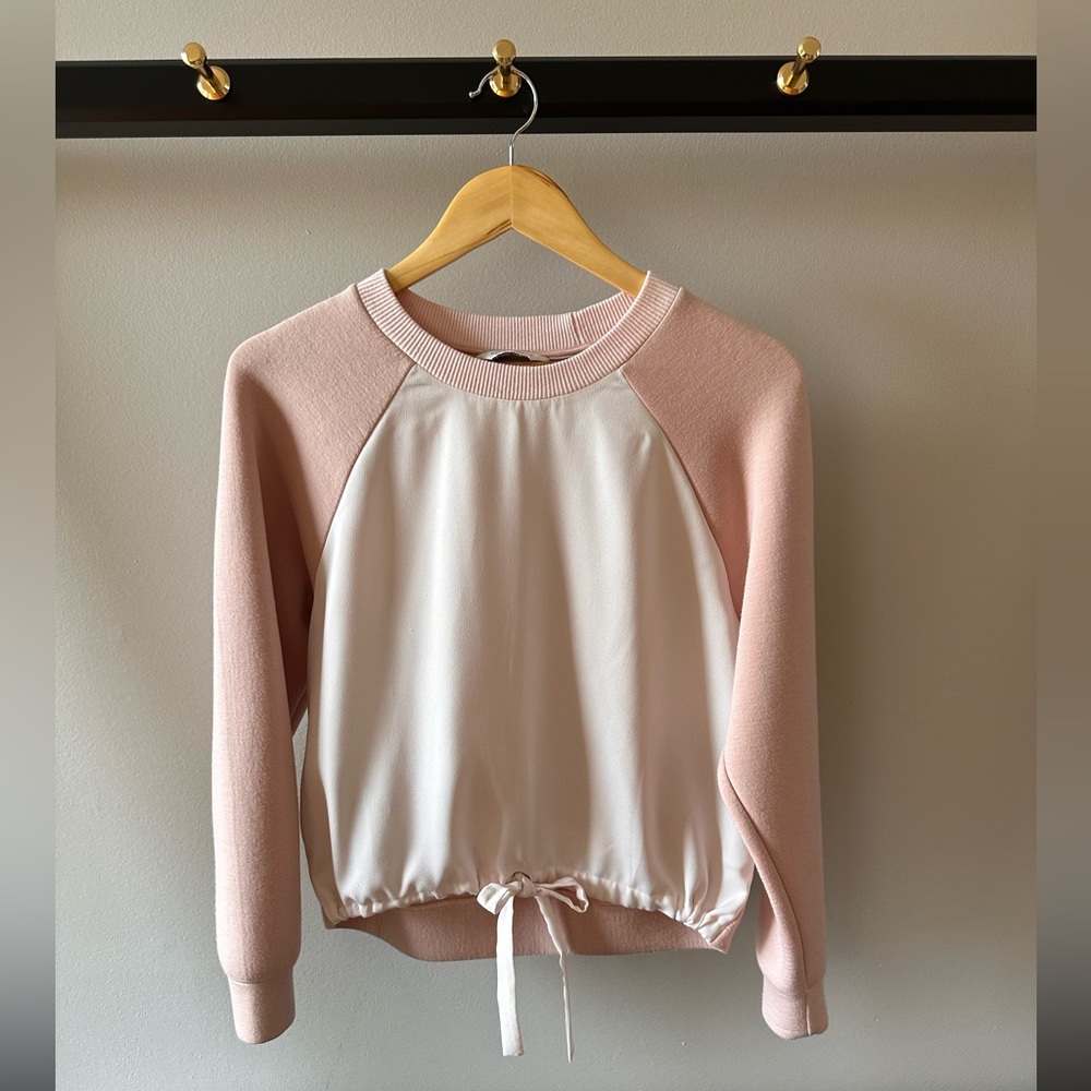 Club Monaco baseball sweatshirt top